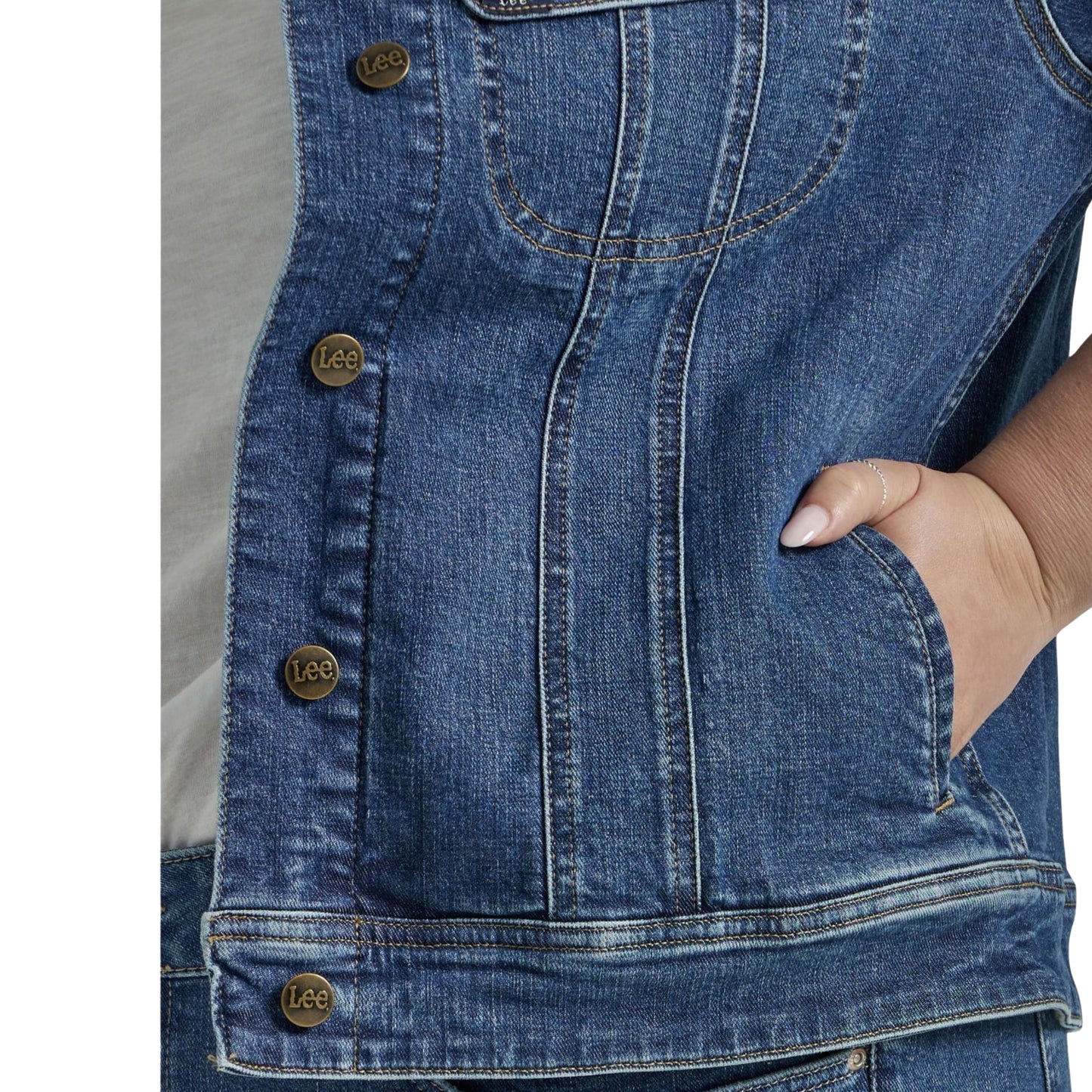 Women's Plus Legendary Denim Jacket Classic Comfortable & Confident Style