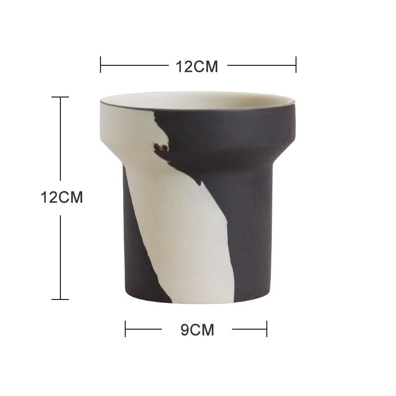 Creative Clashing Ceramic Succulent Fern Tuber Decorative Planter Pot