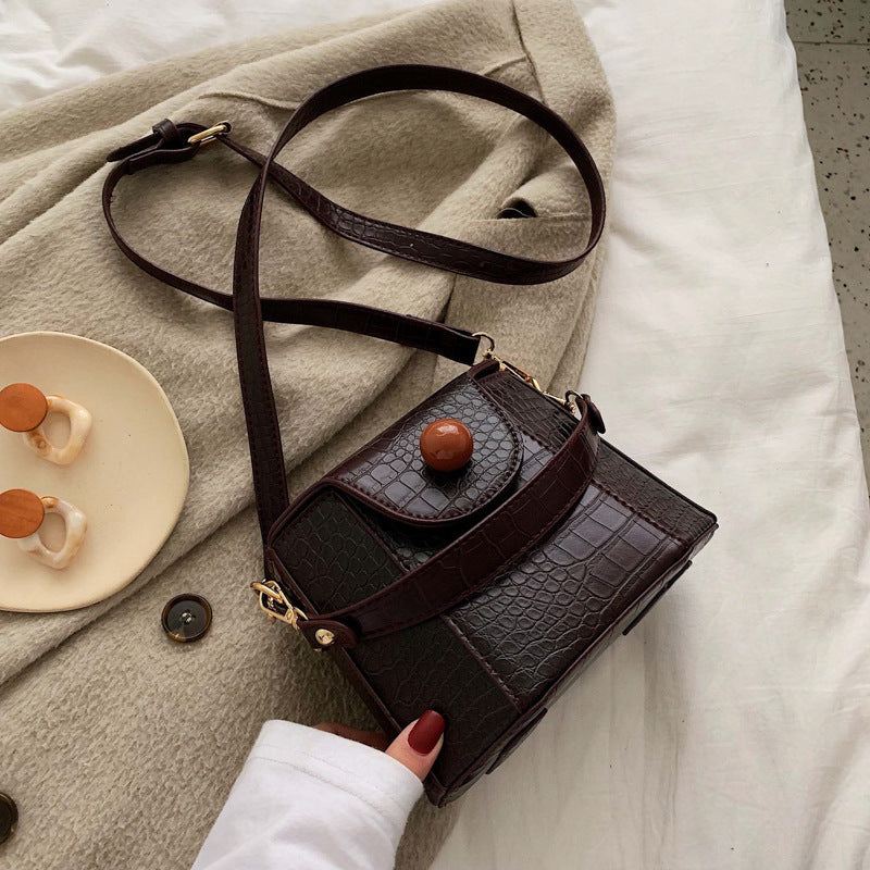 modistly Trendy Fashion Bucket Bag Large Capacity PU Leather Handbag