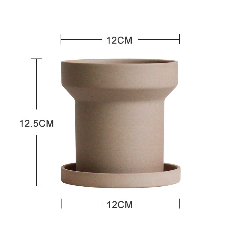 Creative Clashing Ceramic Succulent Fern Tuber Decorative Planter Pot