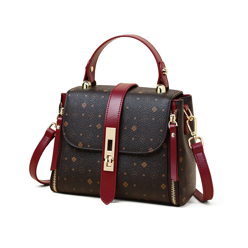 modistly Women’s Retro Printed Shoulder Bucket Bag