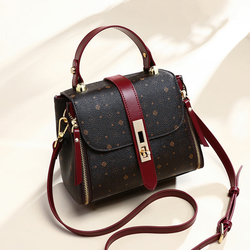 modistly Women’s Retro Printed Shoulder Bucket Bag