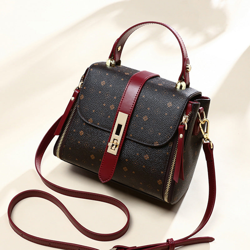 modistly Women’s Retro Printed Shoulder Bucket Bag