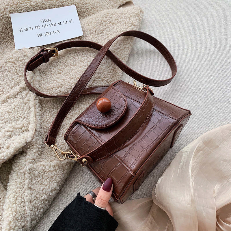 modistly Trendy Fashion Bucket Bag Large Capacity PU Leather Handbag