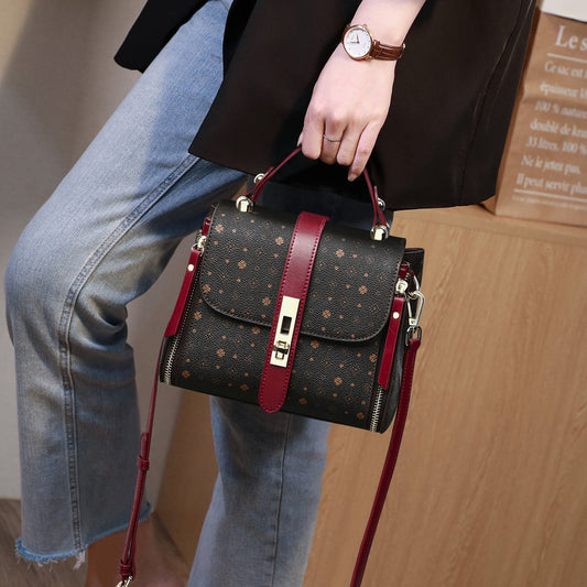 modistly Women’s Retro Printed Shoulder Bucket Bag