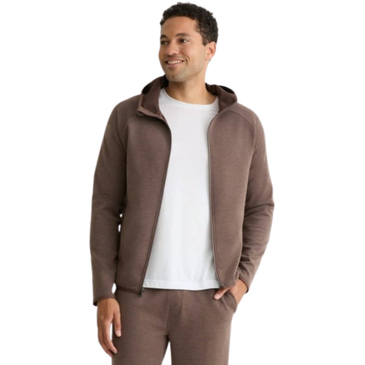Men’s Fusion Double Knit Full Zip Hoodie Jacket S-5XL