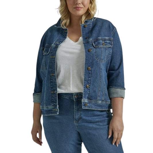 Women's Plus Legendary Denim Jacket Classic Comfortable & Confident Style