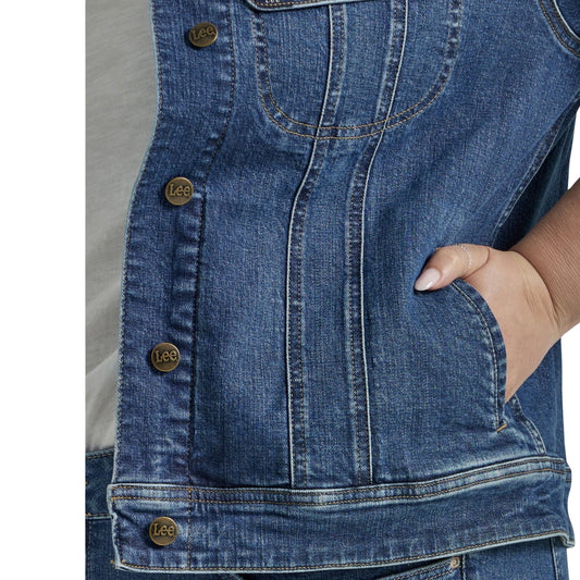 Women's Plus Legendary Denim Jacket Classic Comfortable & Confident Style